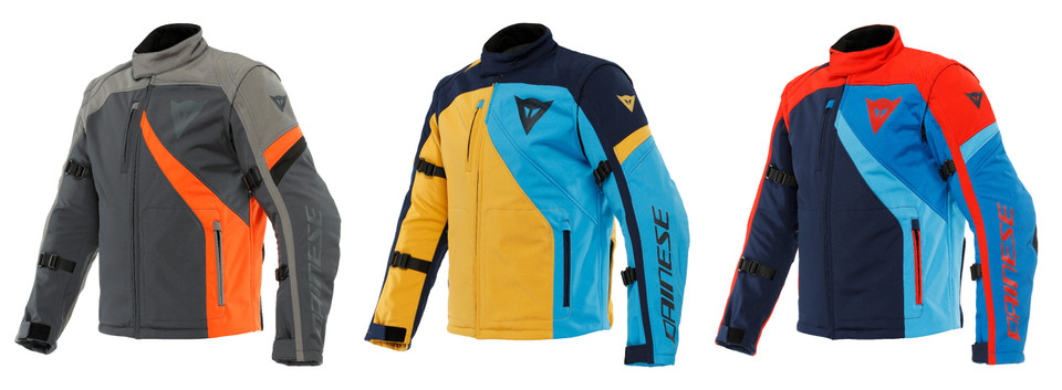 3 colores de la chaqueta Dainese Ranch Tex